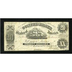 T9/Cr-28 $20 1861. This note carries the interes