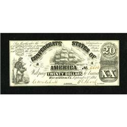Counterfeit CT-18/107 $20 1861. This is a well e