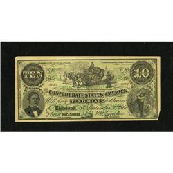 T23 $10 1861 Ad Note. This is a facsimile T23 th