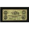 Image 1 : T23 $10 1861 Ad Note. This is a facsimile T23 th