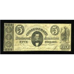 T34 $5 1861. The edges are nice for the grade on