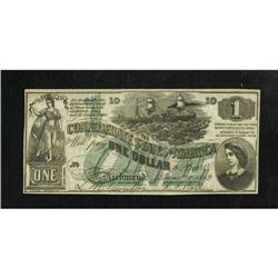 Counterfeit CT-45/342 1862 $1. This lithograph c