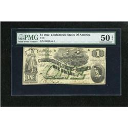 T45 $1 1862. The Confederate government was unwi