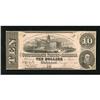 Image 1 : T52 $10 1862. This is a 3 Series note from this