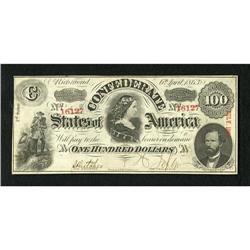 T56 $100 1863. This is a lightly circulated exam