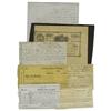 Image 1 : Confederate Paper. This lot includes receipts fo