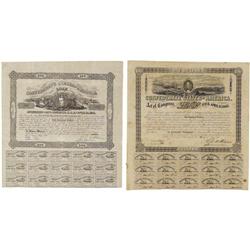 Ball 147; 148 Cr. 110; 111 $100; $500 Bonds 1862