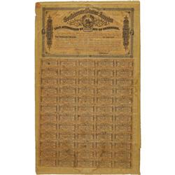 Ball 328 Cr. UNL $1000 Bond 1864 Very Fine. This