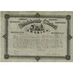 Ball 342 Cr. 161 Undenominated Bond 1864 Very Fi