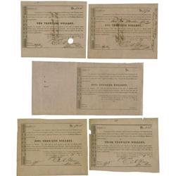 Ball 344a Cr. UNL $500 Call Certificate Fine-VF