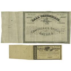 Ball 354 Cr. 160 Undenominated Bond 1864 Fine Ba