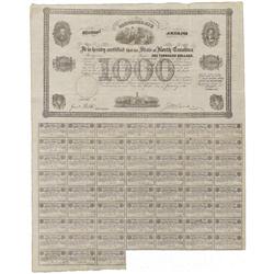 Raleigh, NC- State of North Carolina $1000 Bond