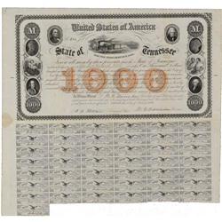 Nashville, TN- State of Tennessee $1000 Jan. 1,