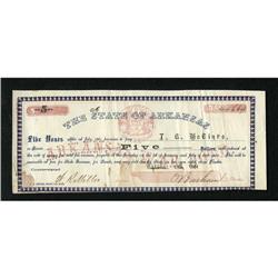 Little Rock, AR- State of Arkansas $5 Bond July