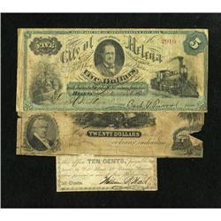 A Trio of Arkansas Obsoletes, including: Helena,