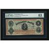 Washington, DC- Bullion Bank $1 July 4, 1862 Thi