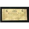 Macon, GA- Manufacturers' Bank $4 Mar. 5, 1864 T