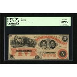 Frankfort, KY- Farmers Bank of Kentucky $5 18__