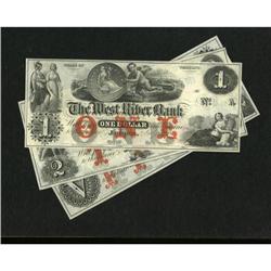 Jamaica, VT- West River Bank $1; $2; $5 July 1,