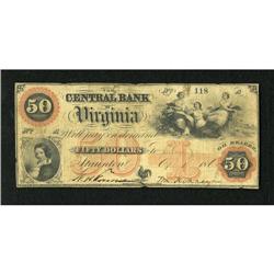 Staunton, VA- Central Bank of Virginia $50 Apr.