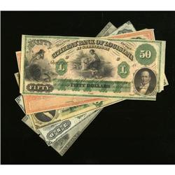 Mixed Obsoletes. New Orleans, LA- Canal Bank $10