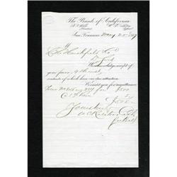 Bank of California Letterhead. This approximate