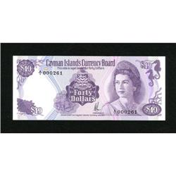 Cayman Islands Cayman Islands Currency Board $40