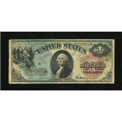 Fr. 18 $1 1869 Legal Tender Very Good. This is a