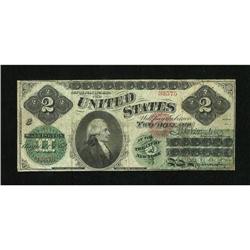 Fr. 41 $2 1862 Legal Tender Very Good. A few sta