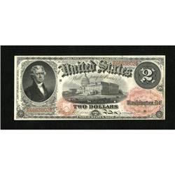 Fr. 43 $2 1874 Legal Tender Very Fine. This is a