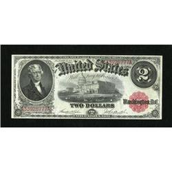 Fr. 57 $2 1917 Legal Tender Choice About New. Ju