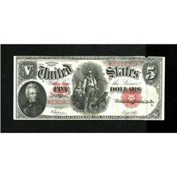 Fr. 91 $5 1907 Legal Tender Very Fine-Extremely