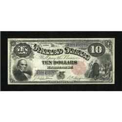 Fr. 111 $10 1880 Legal Tender Fine. The back pri