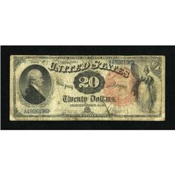 Fr. 136 $20 1880 Legal Tender Very Good. Complet