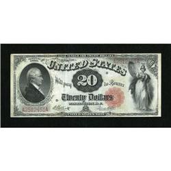 Fr. 147 $20 1880 Legal Tender Very Fine. A well