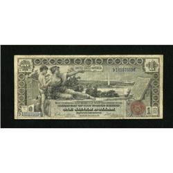 Fr. 224 $1 1896 Silver Certificate Very Good. Th