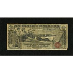 Fr. 224 $1 1896 Silver Certificate Very Good. Ha