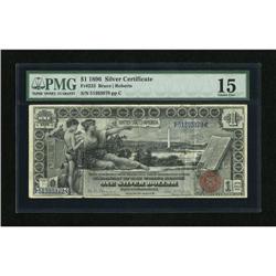 Fr. 225 $1 1896 Silver Certificate PMG Choice Fi