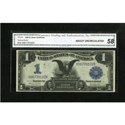 Fr. 233 $1 1899 Silver Certificate CGA About Unc