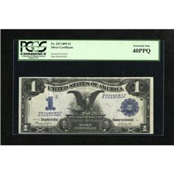 Fr. 233 $1 1899 Silver Certificate PCGS Extremel
