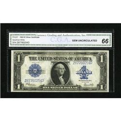 Fr. 237 $1 1923 Silver Certificate CGA Gem Uncir