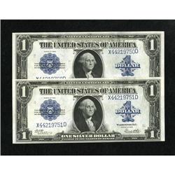 Fr. 238 $1 1923 Silver Certificates Two Consecut
