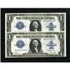 Image 1 : Fr. 238 $1 1923 Silver Certificates Two Consecut