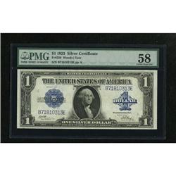 Fr. 239 $1 1923 Silver Certificate PMG Choice Ab