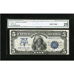 Fr. 279 $5 1899 Silver Certificate CGA Very Fine