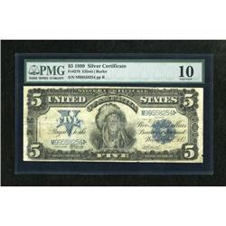 Fr. 279 $5 1899 Silver Certificate PMG Very Good