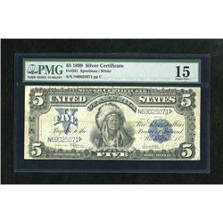 Fr. 281 $5 1899 Silver Certificate PMG Choice Fi