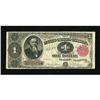 Image 1 : Fr. 351 $1 1891 Treasury Note Fine. Though folde