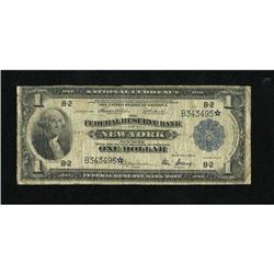 Fr. 712 $1 1918 Federal Reserve Bank Star Note G