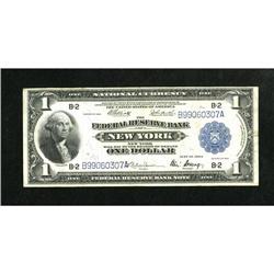 Fr. 713 $1 1918 Federal Reserve Bank Note Very F